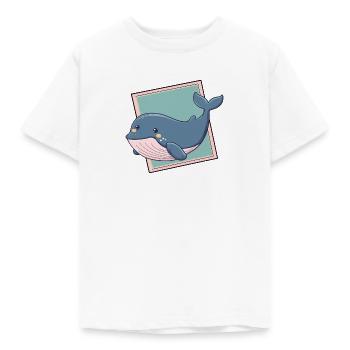 Wal Wale Meerestier - Kinder T-Shirt - Weiß - Vorne - AI Model Kid Male (0cm)