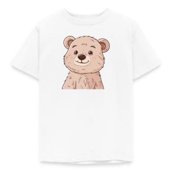 Baer Waldtier - Kinder T-Shirt - Weiß - Vorne - AI Model Kid Male (0cm)