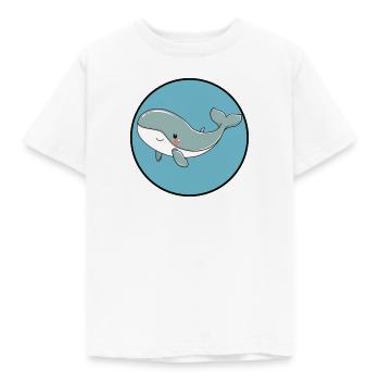 Wal Unter Wasser Meerestier - Kinder T-Shirt - Weiß - Vorne - AI Model Kid Male (0cm)