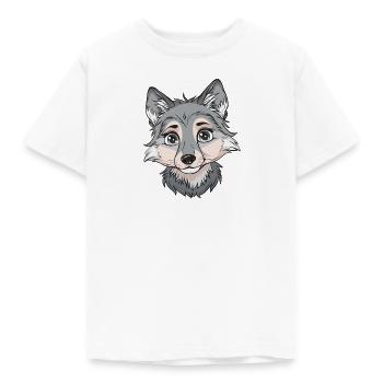 Wolf Werewolf Wisdom - Kids' T-Shirt - white - Front - AI Model Kid Male (0cm)