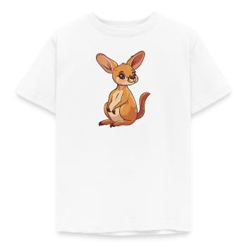 Kaenguru Aussie Sydney - Kinder T-Shirt - Weiß - Vorne - AI Model Kid Male (0cm)