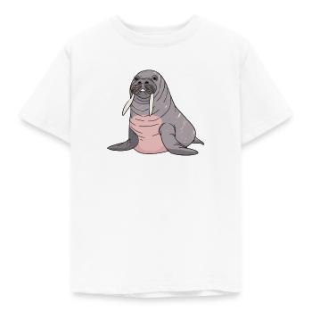 Morse Créatures marines Créatures marines - T-shirt Enfant - blanc - Devant - AI Model Kid Male (0cm)