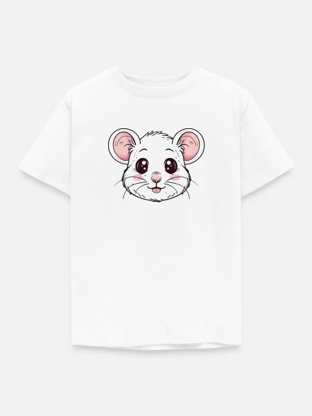 Maus Mäuschen - Kinder T-Shirt - Weiß