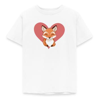 Fuchs Fox Waldtier - Kinder T-Shirt - Weiß - Vorne - AI Model Kid Male (0cm)