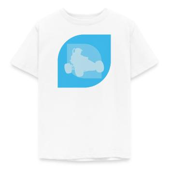Autocross Flitzer - Kinder T-Shirt - Weiß - Vorne - AI Model Kid Male (0cm)