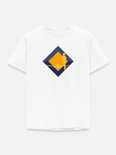 Flugbegleiter Flug - Kinder T-Shirt - Weiß