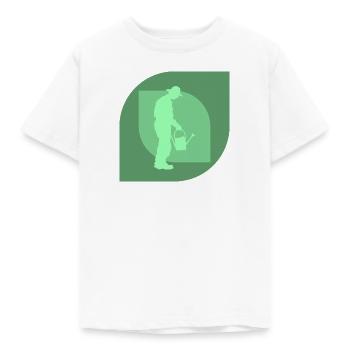 Gartenarbeit Gartenbau Gärtnerei - Kinder T-Shirt - Weiß - Vorne - AI Model Kid Male (0cm)