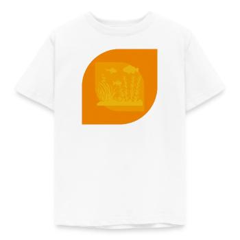 Aquarium Tintenfisch - Kinder T-Shirt - Weiß - Vorne - AI Model Kid Male (0cm)
