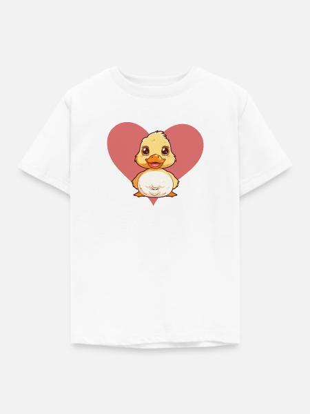 Schnabel - Kinder T-Shirt - Weiß