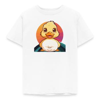 Croassement, Bec, Caneton - T-shirt Enfant - blanc - Devant - AI Model Kid Male (0cm)