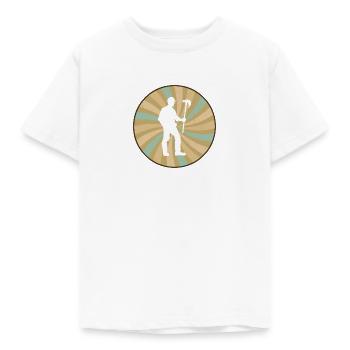 Mineur de pioche Miner - T-shirt Enfant - blanc - Devant - AI Model Kid Male (0cm)