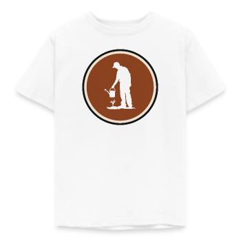 Gartenarbeit Gartenbau Hobbygärtner - Kinder T-Shirt - Weiß - Vorne - AI Model Kid Male (0cm)