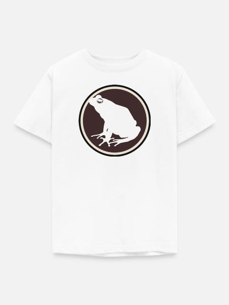 Frosch Quak - Kinder T-Shirt - Weiß
