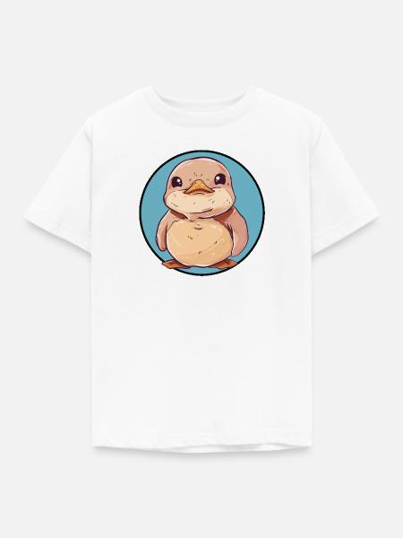 Entchen Vogel - Kinder T-Shirt - Weiß