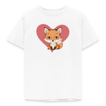 Fuchs Füchse Waldbewohner - Kinder T-Shirt - Weiß - Vorne - AI Model Kid Male (0cm)