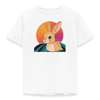 Lapin à dents de lapin Bunny - T-shirt Enfant - blanc - Devant - AI Model Kid Male (0cm)