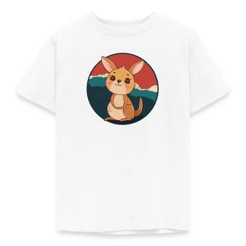 Kaenguru Aussie Beuteltier - Kinder T-Shirt - Weiß - Vorne - AI Model Kid Male (0cm)
