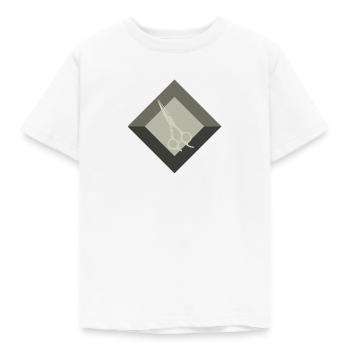 Friseur Coiffeur Schere - Kinder T-Shirt - Weiß - Vorne - AI Model Kid Male (0cm)