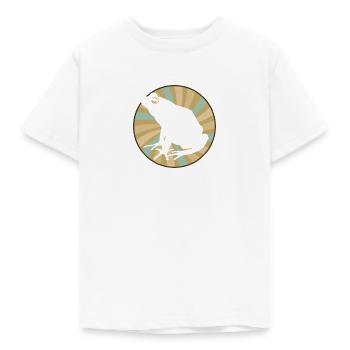 Frosch Amphibie Molch - Kinder T-Shirt - Weiß - Vorne - AI Model Kid Male (0cm)