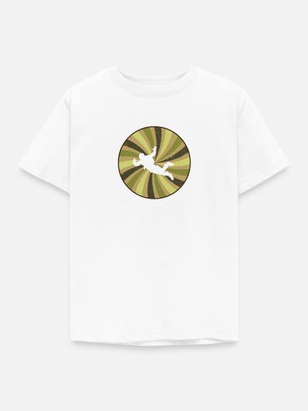 Skydiving Freifall Parachuting - Kinder T-Shirt - Weiß