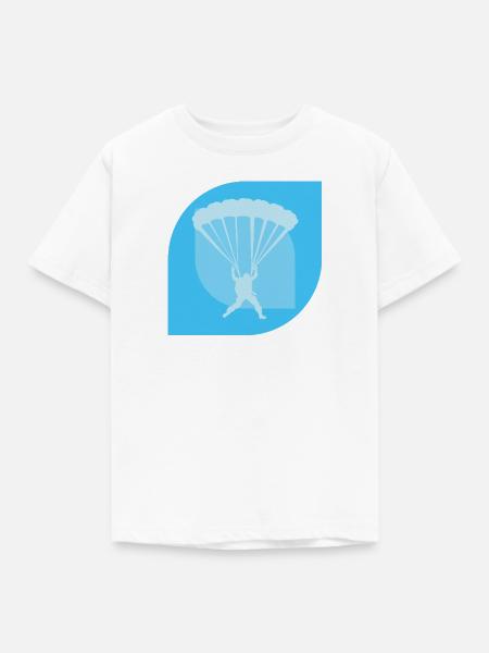 Skydiving Flugsport Adrenalin - Kinder T-Shirt - Weiß