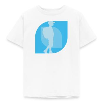 PhD Academics Research - Kids' T-Shirt - white - Front - AI Model Kid Male (0cm)