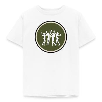 DJ de discothèque - T-shirt Enfant - blanc - Devant - AI Model Kid Male (0cm)