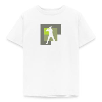 Baseball Baseball Bats Baseballer Batting - T-shirt Enfant - blanc - Devant - AI Model Kid Male (0cm)