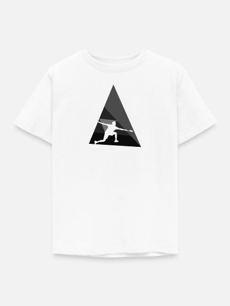 Badminton Drop Drop Badmintonspieler - Kinder T-Shirt - Weiß