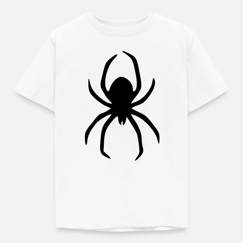 spinne - Kinder T-Shirt - Weiß