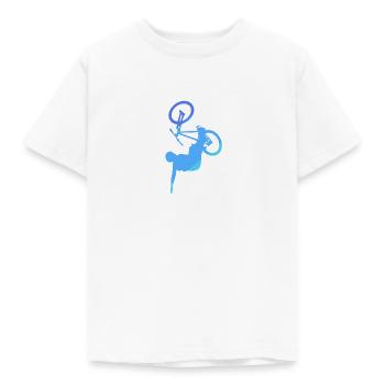 VTT Descente Trail Biker - T-shirt Enfant - blanc - Devant - AI Model Kid Male (0cm)