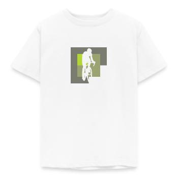 Fahrrad Radfahren Radeln Radfahrer - Kinder T-Shirt - Weiß - Vorne - AI Model Kid Male (0cm)