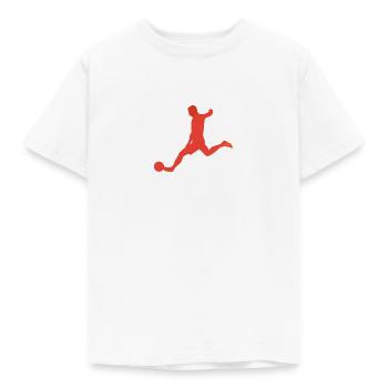 Fussball Fussballspieler Kicker Verteidiger - Kinder T-Shirt - Weiß - Vorne - AI Model Kid Male (0cm)