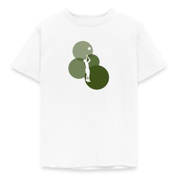 Volleyballer Volleyball College - Kinder T-Shirt - Weiß - Vorne - AI Model Kid Male (0cm)