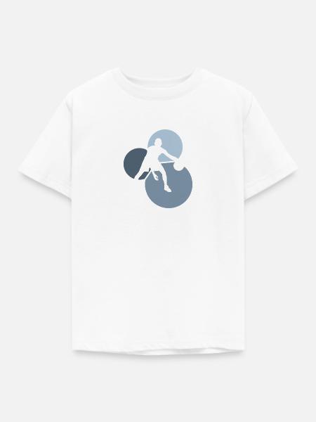 Basketball Hooping - Kinder T-Shirt - Weiß