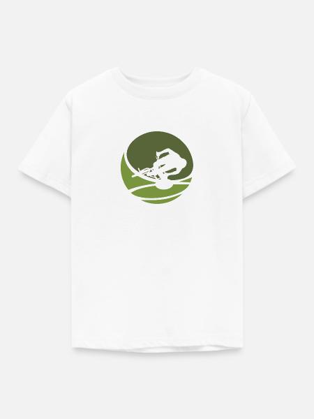 MTB MTB Mountainbike - Kinder T-Shirt - Weiß