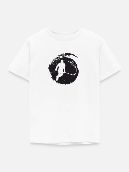 Eishockey Hockey Eishockey - Børne-T-shirt - hvid