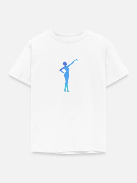 Twirling Baton Twirling Stabdrehen - Kinder T-Shirt - Weiß