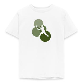 Squash Rackets Squash Players Squash Rackets - Kids' T-Shirt - white - Front - AI Model Kid Male (0cm)