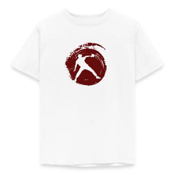 Tischtennisball Tischtennisschläger - Kinder T-Shirt - Weiß - Vorne - AI Model Kid Male (0cm)