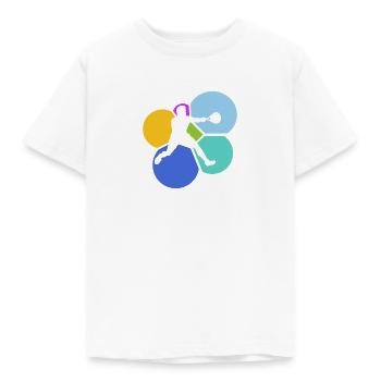 Squash Racket Squash Player Squash - Kids' T-Shirt - white - Front - AI Model Kid Male (0cm)