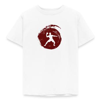 Table Tennis Ball Table Tennis Ball Table Tennis - Kids' T-Shirt - white - Front - AI Model Kid Male (0cm)