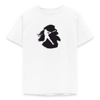 Joueur de baseball et de softball Joueur de softball - T-shirt Enfant - blanc - Devant - AI Model Kid Male (0cm)