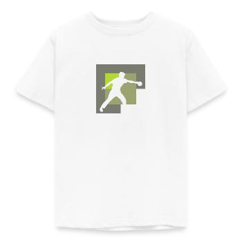 Table tennis player Table tennis Table tennis - Kids' T-Shirt - white - Front - AI Model Kid Male (0cm)