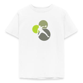 Tischtennisschläger Tischtennisball - Kinder T-Shirt - Weiß - Vorne - AI Model Kid Male (0cm)