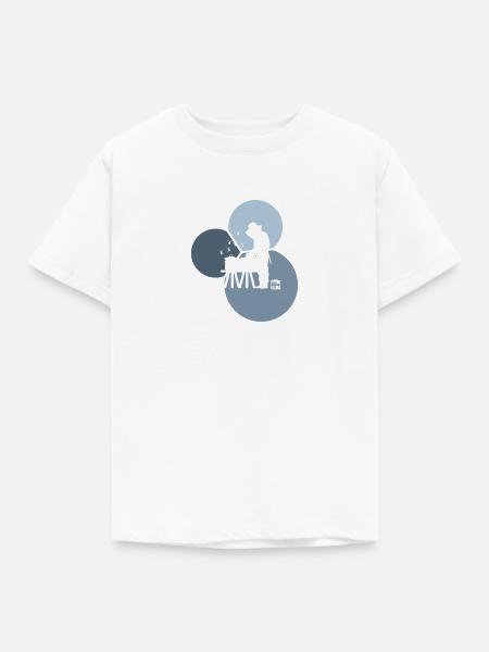 Bienen Nektar Wabe - Kinder T-Shirt - Weiß