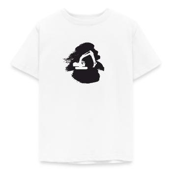 Baggerfahrerin Baustelle Baustelle - Kinder T-Shirt - Weiß - Vorne - AI Model Kid Male (0cm)