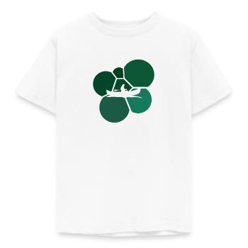 Canoë Aviron d’eau vive - T-shirt Enfant - blanc - Devant - AI Model Kid Male (0cm)