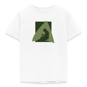 Nähen Stricken Faden - Kinder T-Shirt - Weiß - Vorne - AI Model Kid Male (0cm)