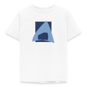 Schulbus Busfahrer Bus - Kinder T-Shirt - Weiß - Vorne - AI Model Kid Male (0cm)